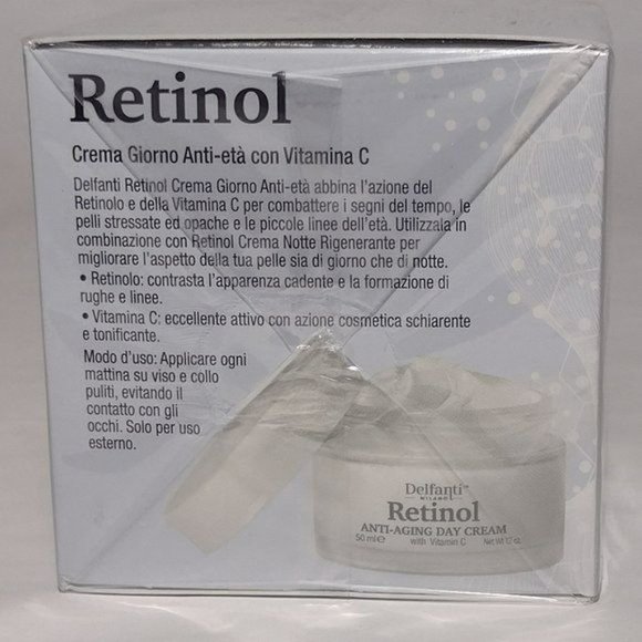 Anti-Aging Day Cream with Vitamin C  1.7 fl oz Delfanti RETINOL Milano - Picture 4 of 5
